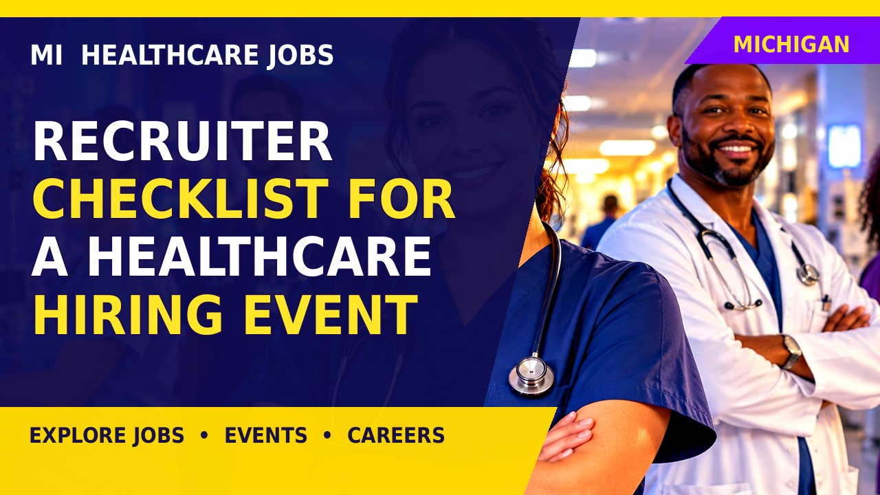 Recruiter Checklist for a Healthcare Hiring Event